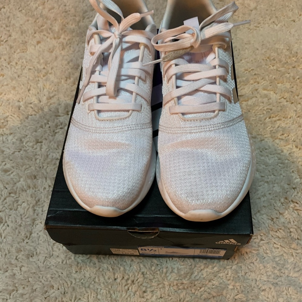 Adidas White Sneakers Only worn a few times